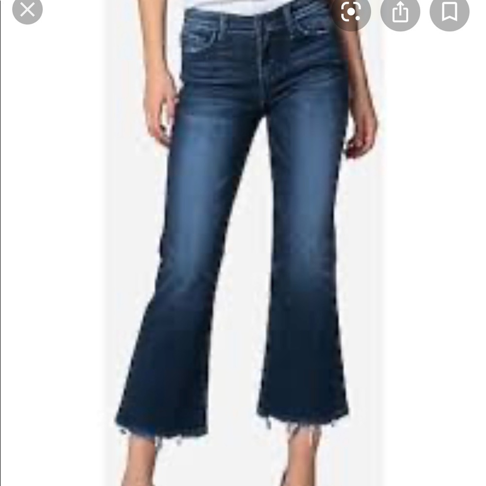 Flying Monkey Cropped Flare Leg from Express